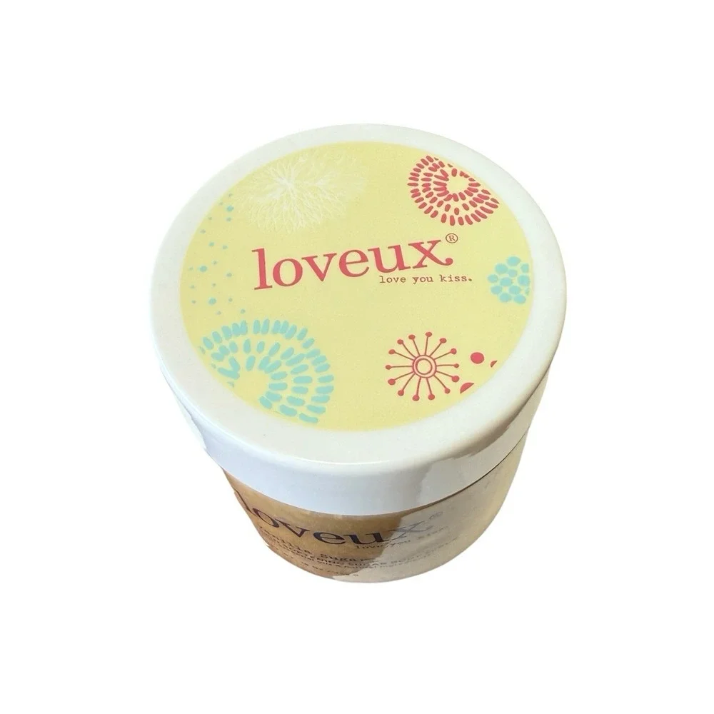 Loveux Vanilla Sugar Skin Softening Sugar Body Scrub With Essential Oils 16 oz.